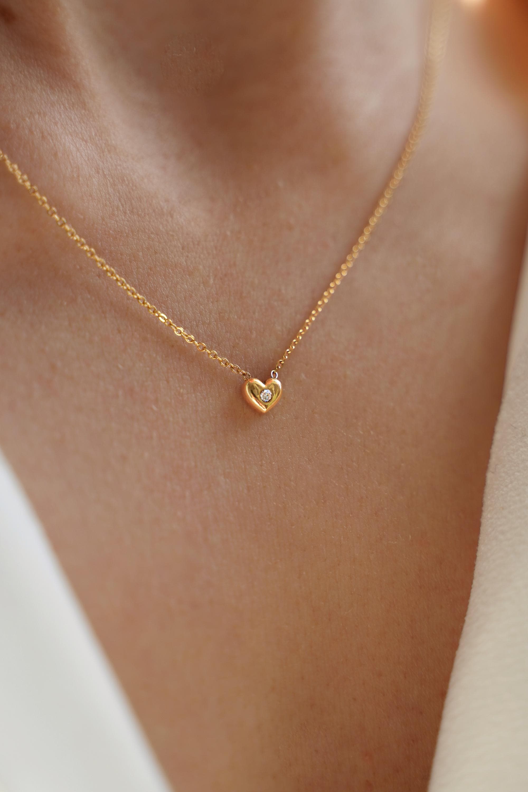Collier pendentif coeur