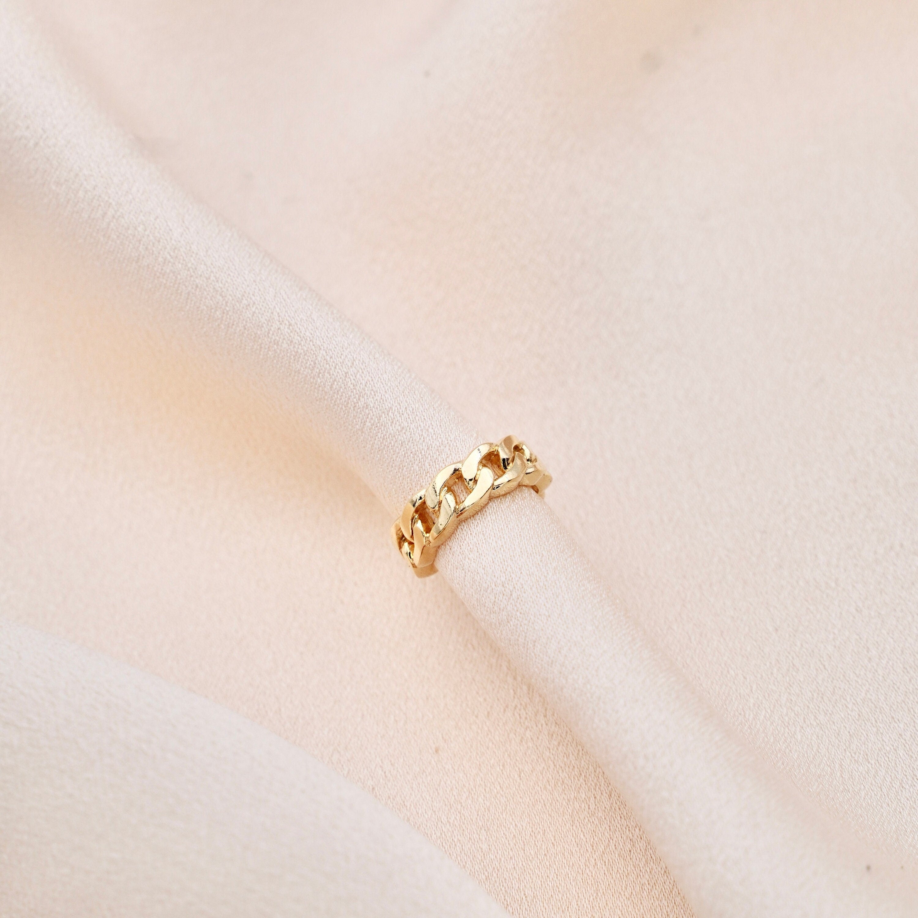 Earcuff chaine plaqué or / Bague d'oreille / Anneau d'oreille