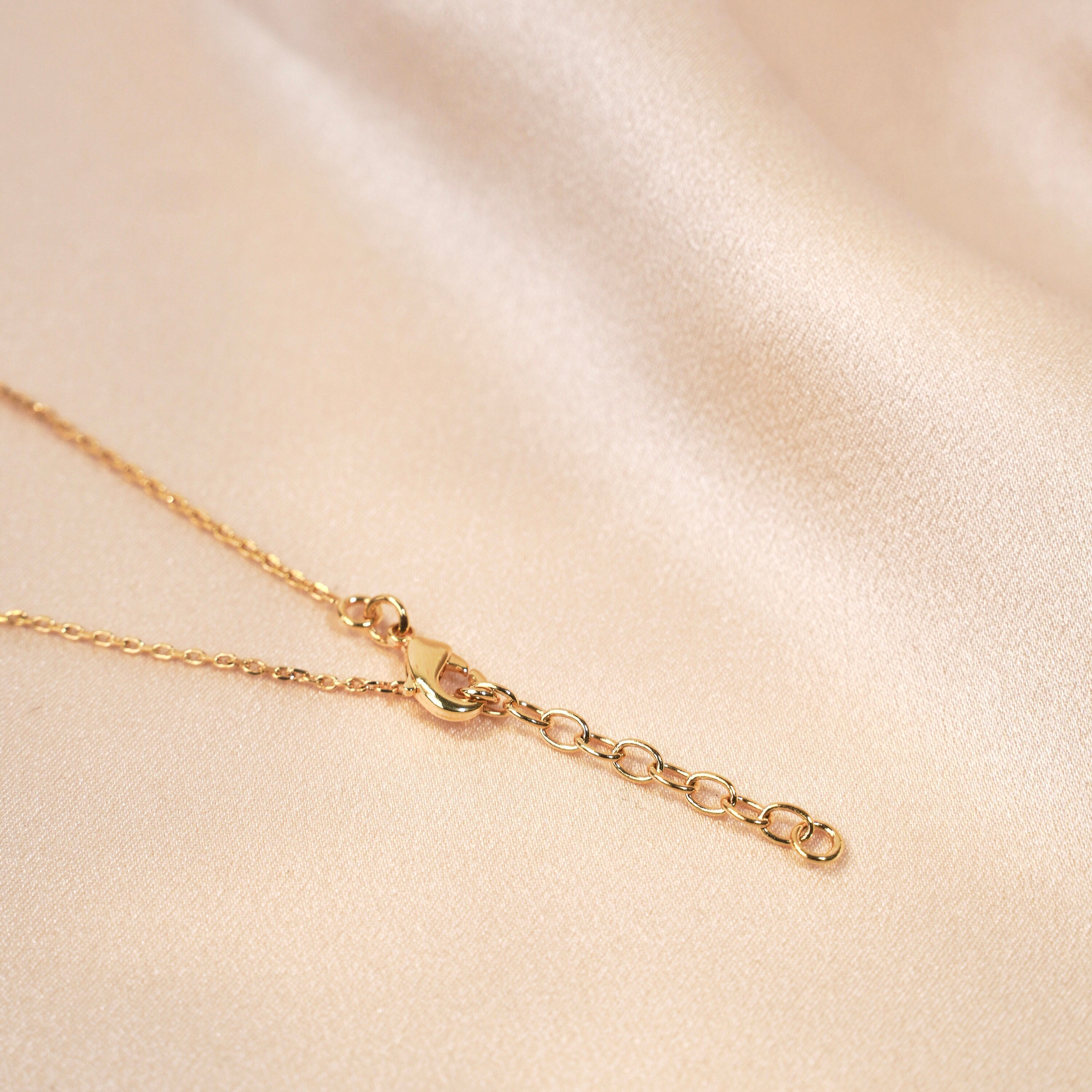 Bracelet femme plaqué or goutte zircon brilliant effet diamant chaine fine / Bracelet fin minimaliste